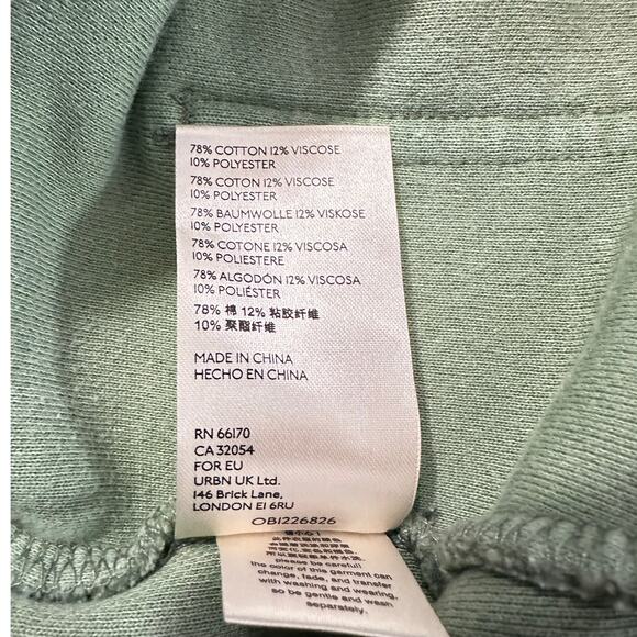 Free People Jordan Jacket Women's Small Green Oversized Front Button Pockets - Picture 9 of 13